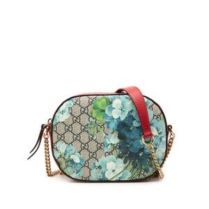 Gucci Gg Supreme Blooms Chain Crossbody #341675G83B